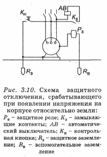 Реферат: Зануление электрооборудования, защитное отключение устройство, принцип защиты